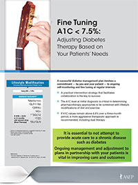 Panel 6: FINE TUNING A1C < 7.5%: ADJUSTING DIABETES THERAPY BASED ON YOUR PATIENT\S NEEDS 