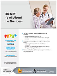 Panel 1: OBESITY: IT'S ALL ABOUT THE NUMBERS